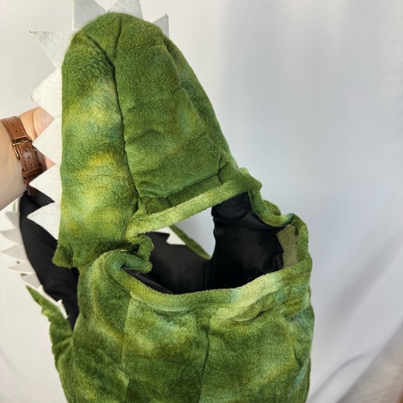 Pottery Barn Kids Green T-Rex Light Up Halloween Costume 4-6 - Picture 9 of 11